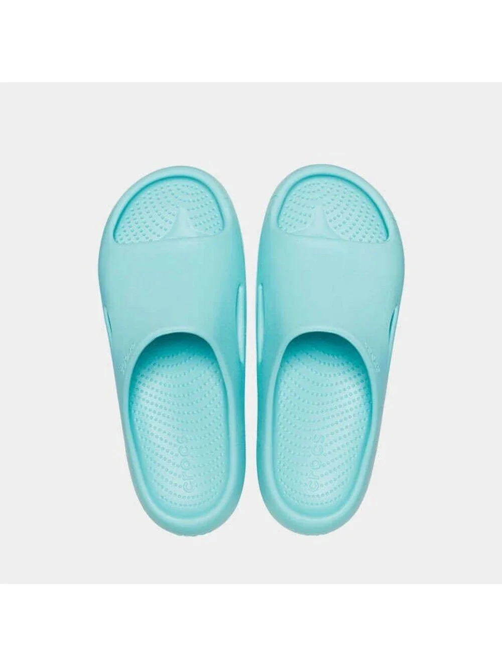Crocs Women's Mellow Recovery Slides Blue Light, Size 11 - Picture 2 of 3